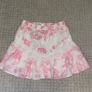 brand new LoveShackFancy skirt !